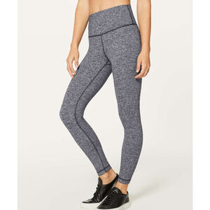 Lululemon Wunder Under Hi-Rise 7/8 Tight *25"
Heathered Black Sz 4